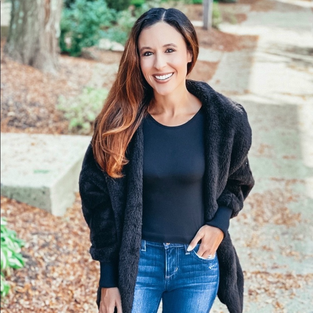 Free People black crop top